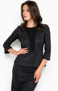 Блуза с баской из костюмной ткани Pinko