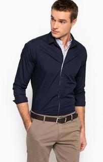 Рубашка из хлопка с контрастной вставкой Scotch&Soda