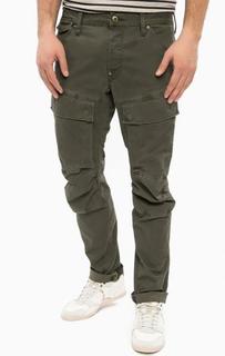 Брюки карго из хлопка цвета хаки G Star RAW