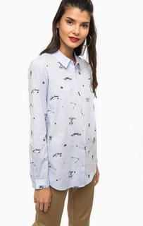 Хлопковая приталенная рубашка Scotch&Soda