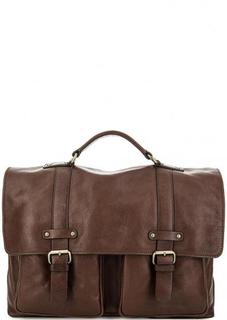 Кожаный портфель с отделением для ноутбука Gianni Conti