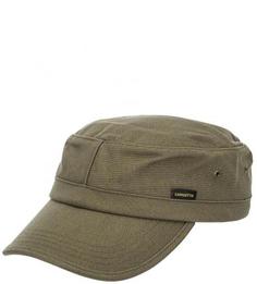 Хлопковая бейсболка цвета хаки Carhartt WIP