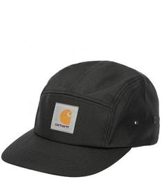 Черная бейсболка с логотипом бренда Carhartt WIP