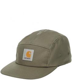 Бейсболка цвета хаки с логотипом бренда Carhartt WIP