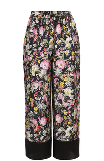 Укороченные шелковые брюки с цветочным принтом 3.1 Phillip Lim