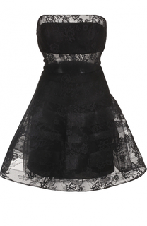 Кружевное платье-бюстье с пышной юбкой Basix Black Label