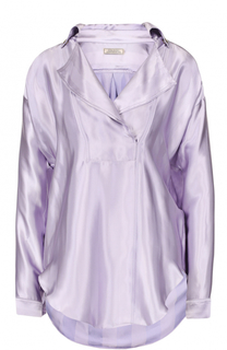 Блуза свободного кроя с отложным воротником Nina Ricci