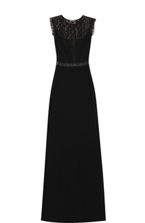 Платье-макси с кружевным лифом Roberto Cavalli