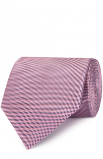 Шелковый галстук с узором Ermenegildo Zegna