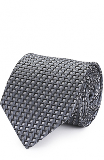 Шелковый галстук с узором Lanvin