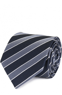 Шелковый галстук в полоску BOSS
