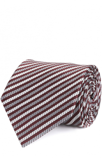 Шелковый галстук в полоску Ermenegildo Zegna