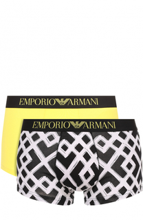 Комплект из двух хлопковых боксеров Emporio Armani