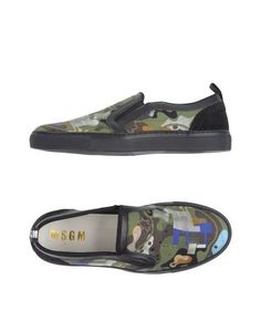 Низкие кеды и кроссовки Msgm