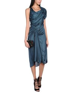 Платье до колена Lanvin