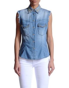 Джинсовая рубашка Just Cavalli