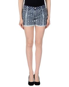 Джинсовые шорты Current/Elliott + Mary Katrantzou