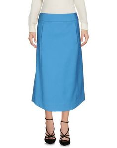 Юбка длиной 3/4 Jil Sander Navy