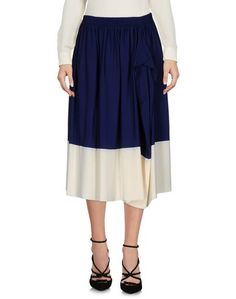 Юбка длиной 3/4 Jil Sander Navy