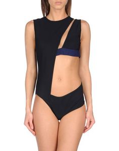 Слитный купальник Anthony Vaccarello Noir