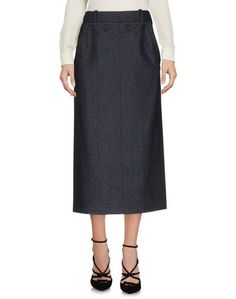 Юбка длиной 3/4 Jil Sander Navy