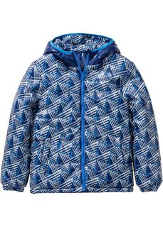 Двухсторонняя стеганая куртка (ночная синь/лазурный) Bonprix