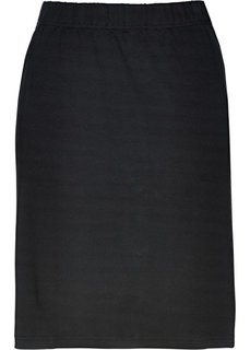 Трикотажная юбка (черный) Bonprix