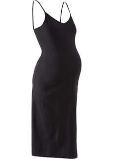 Платье-миди для беременных (черный) Bonprix