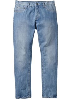 Джинсы Slim Fit Straight, длина (в дюймах) 32 (голубой «потертый») Bonprix