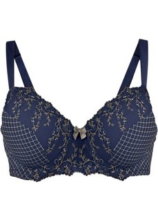 Бюстгальтер, чашка E (темно-синий/цвет камня) Bonprix