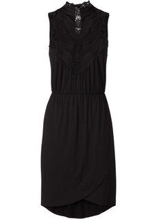 Трикотажное платье (черный) Bonprix