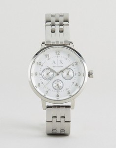 Серебристые часы Armani Exchange Payton - Серебряный