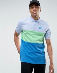 Синяя футболка-поло Nike Matchup 847646-450 - Синий