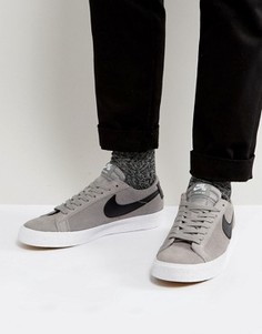 Серые кроссовки Nike SB Blazer 864347-009 - Серый