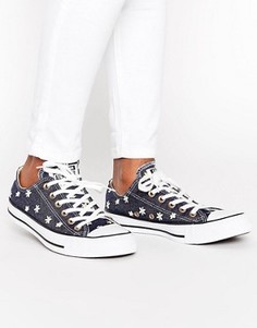 Кроссовки с вышивкой Converse Chuck Taylor All Star Ox - Мульти