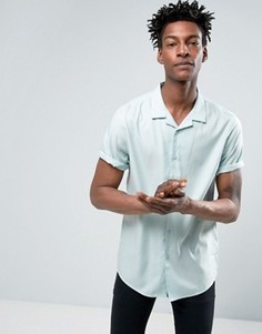 Oversize-рубашка мятного цвета с отложным воротником ASOS - Зеленый