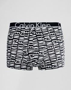 Хлопковые боксеры-брифы Calvin Klein ID - Черный