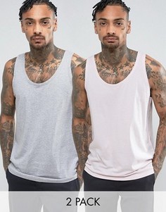 2 свободных майки ASOS - СКИДКА - Мульти