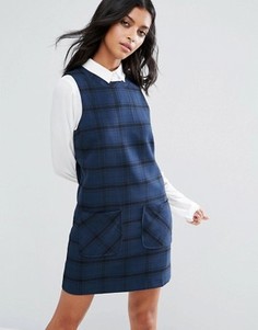 Платье в клетку Pepe Jeans Lisa - Темно-синий