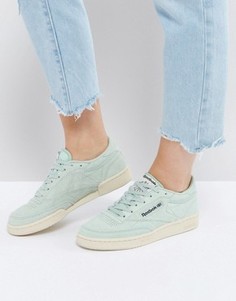 Светло-бирюзовые кроссовки Reebok Classics Club C - Фиолетовый