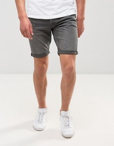 Джинсовые шорты классического кроя Jack &amp; Jones Intelligence - Серый