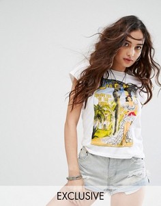 Футболка с принтом Reclaimed Vintage Inspired - Белый