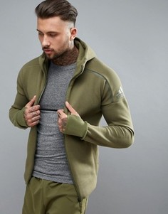 Худи зеленого цвета Adidas ZNE - Зеленый