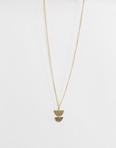 Ожерелье с подвеской-щитом Made - Золотой