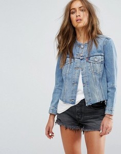 Джинсовая куртка с необработанным краем без воротника Levis Altered - Синий Levis®