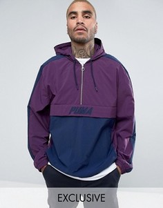 Фиолетовая куртка на молнии в винтажном стиле Puma эксклюзивно для ASOS - Фиолетовый