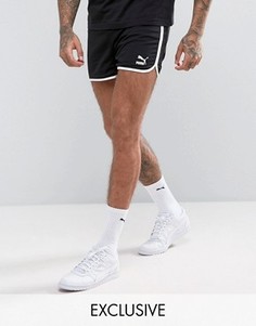 Черные сетчатые шорты в стиле ретро Puma эксклюзивно для ASOS - Черный