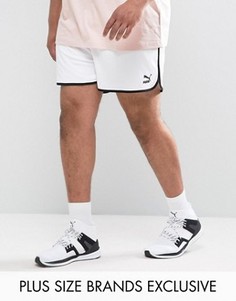 Белые сетчатые шорты в стиле ретро Puma PLUS эксклюзивно для ASOS - Белый