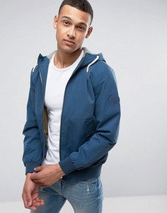 Однотонная куртка с затягивающимися шнурками Jack &amp; Jones - Синий