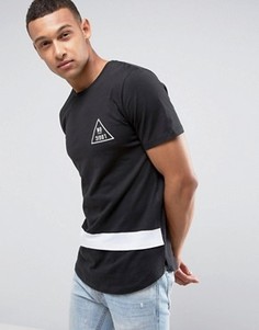 Футболка в полоску с логотипом Jack & Jones - Черный